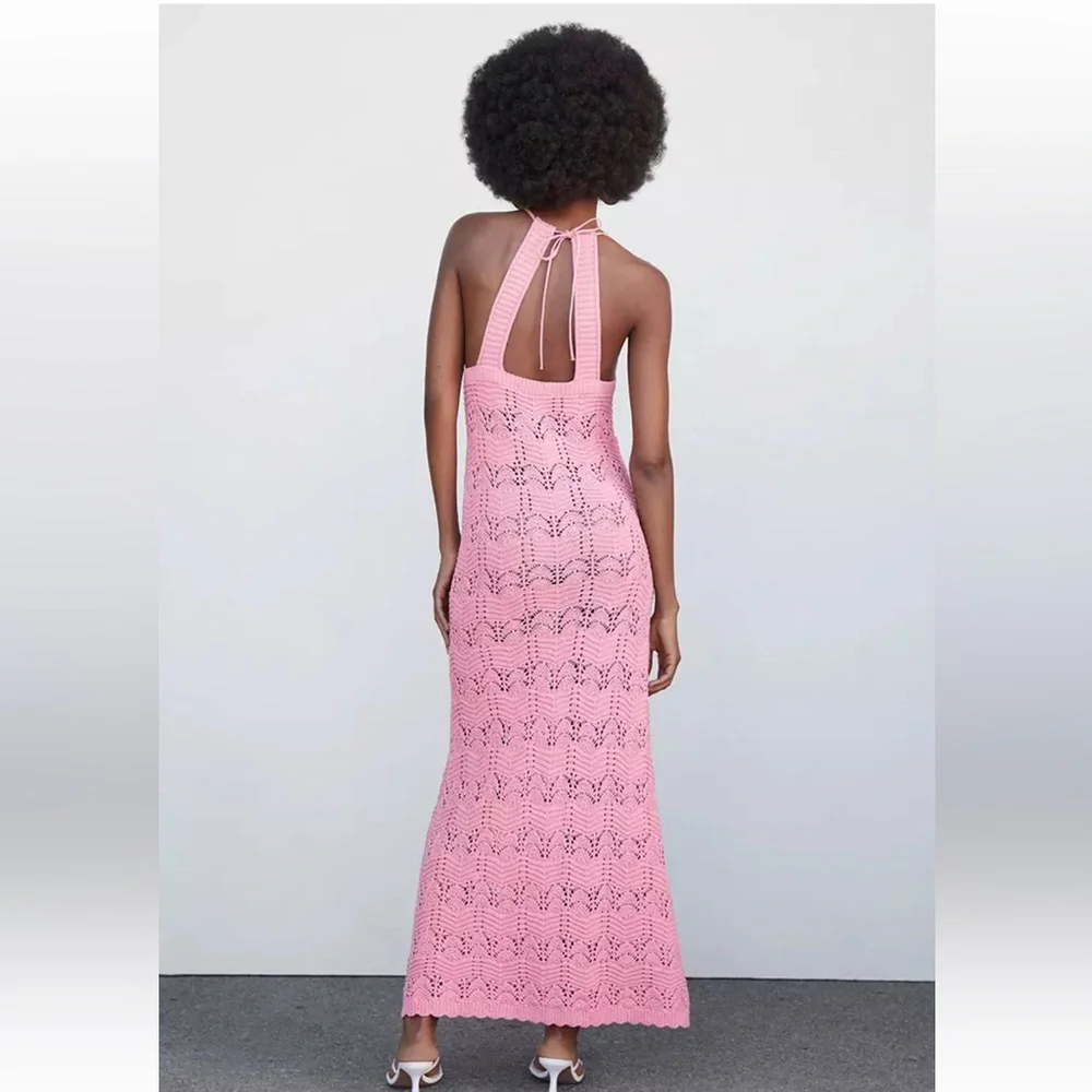 SOLD. NWT House of Harlow 1960 Crochet knit dress in daffodil 🌼 yellow - Picture 10 of 11